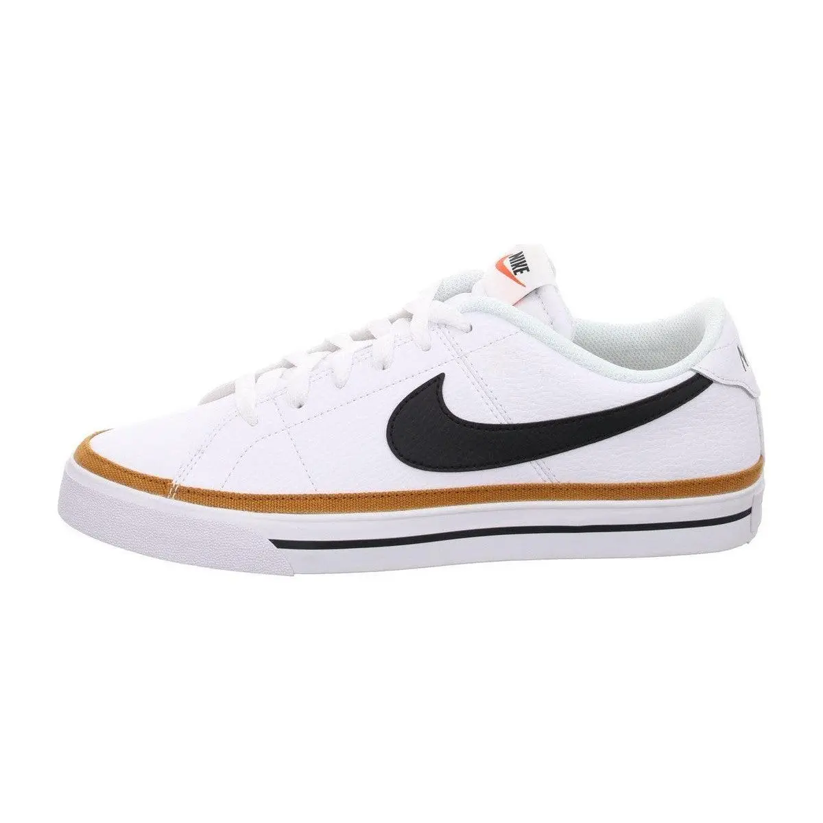 Nike Men`s Court Legacy NN White Black Desert Ochre Gum Light Brown DH3162-100