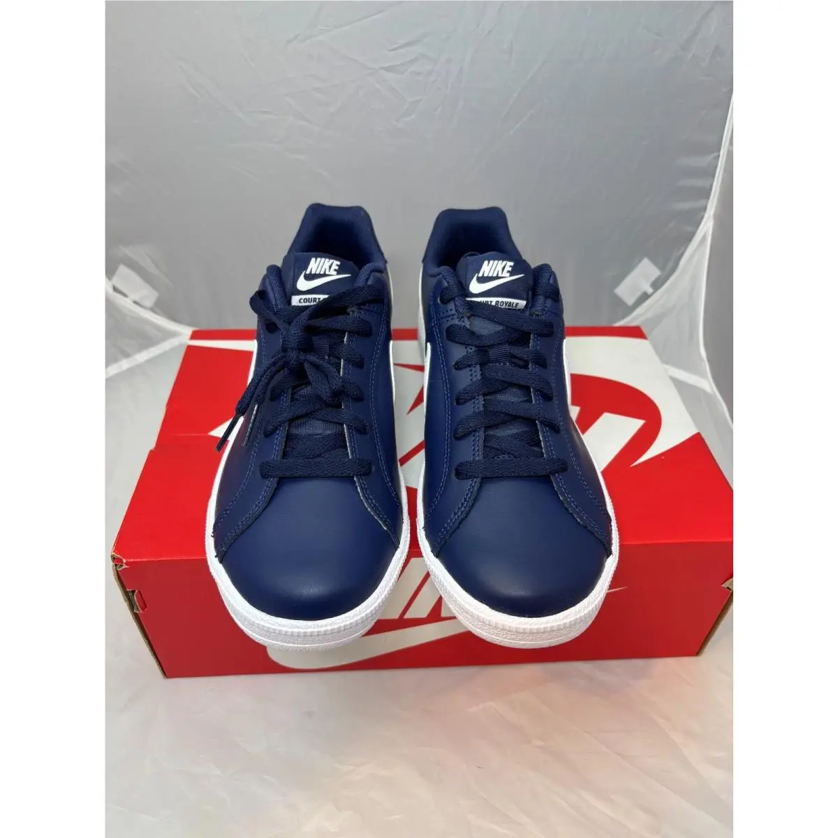 Nike shoes - Nike Court Royale - Court Royale - White/Navy Blue - Black/White/Navy Blue 20