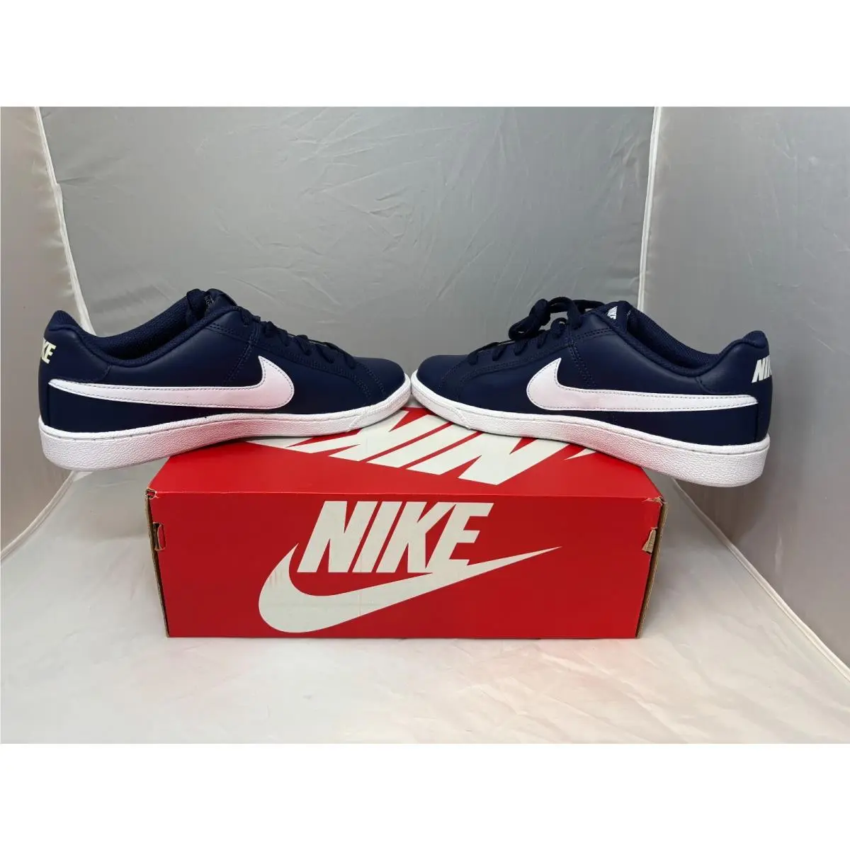 Nike shoes - Nike Court Royale - Court Royale - White/Navy Blue - Black/White/Navy Blue 22