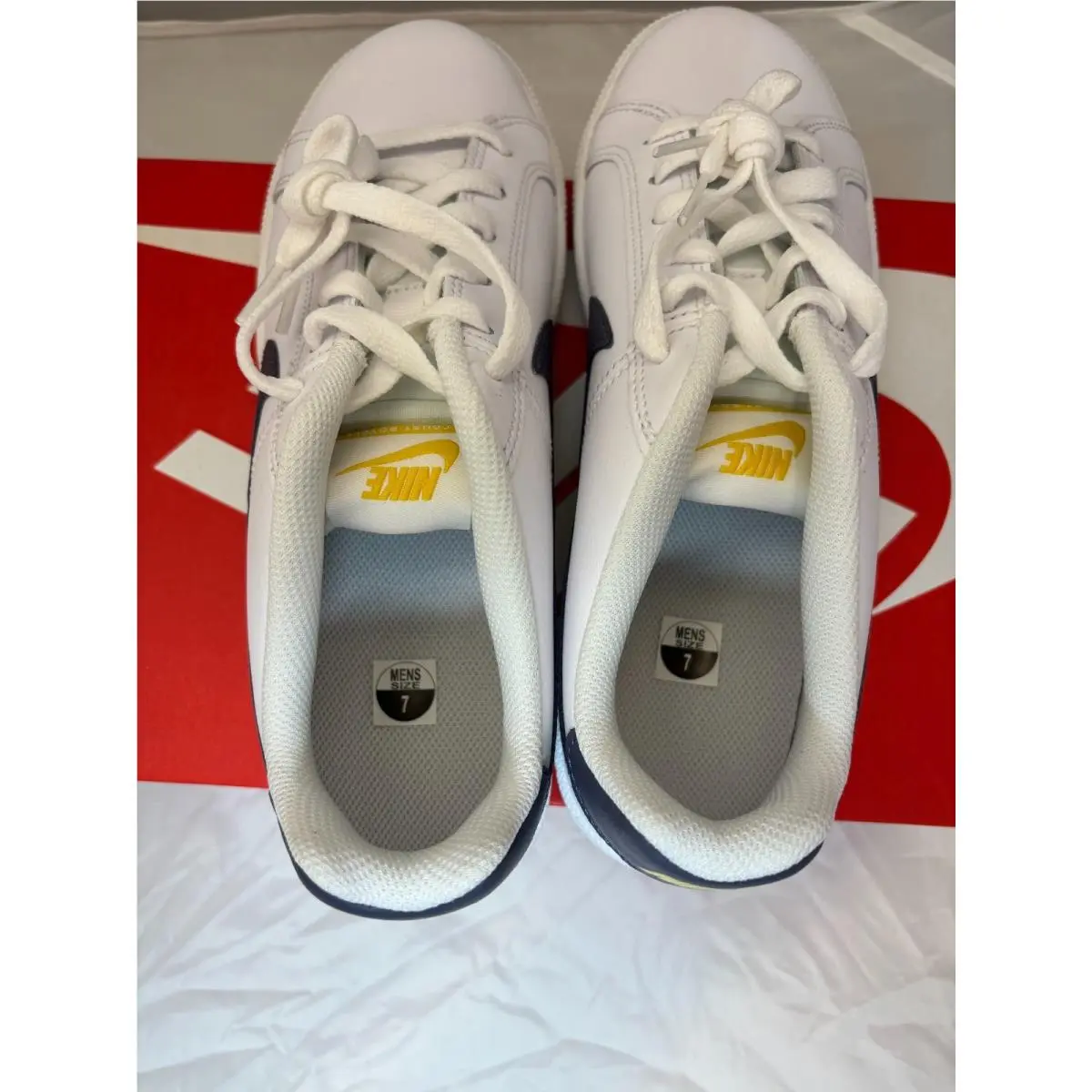 Nike shoes - Nike Court Royale - Court Royale - White/Navy Blue - Black/White/Navy Blue 6