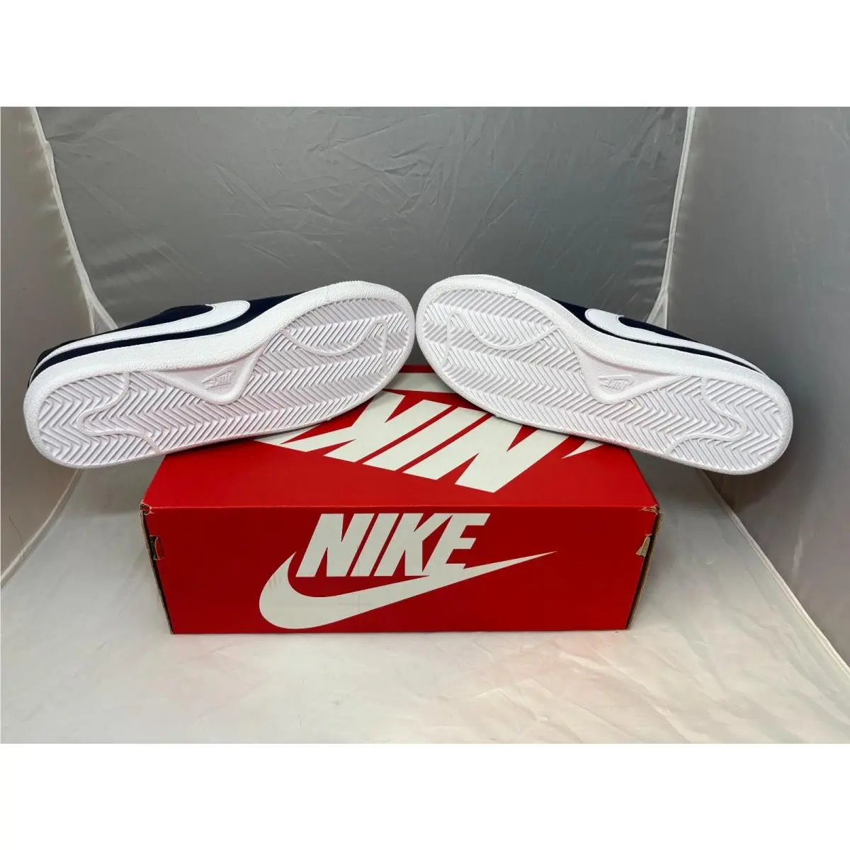 Nike shoes - Nike Court Royale - Court Royale - White/Navy Blue - Black/White/Navy Blue 23