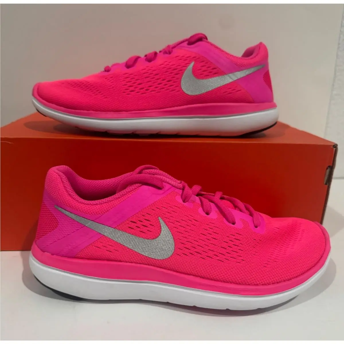 Nike shoes - Nike Flex Run - Flex Run - Pink 13