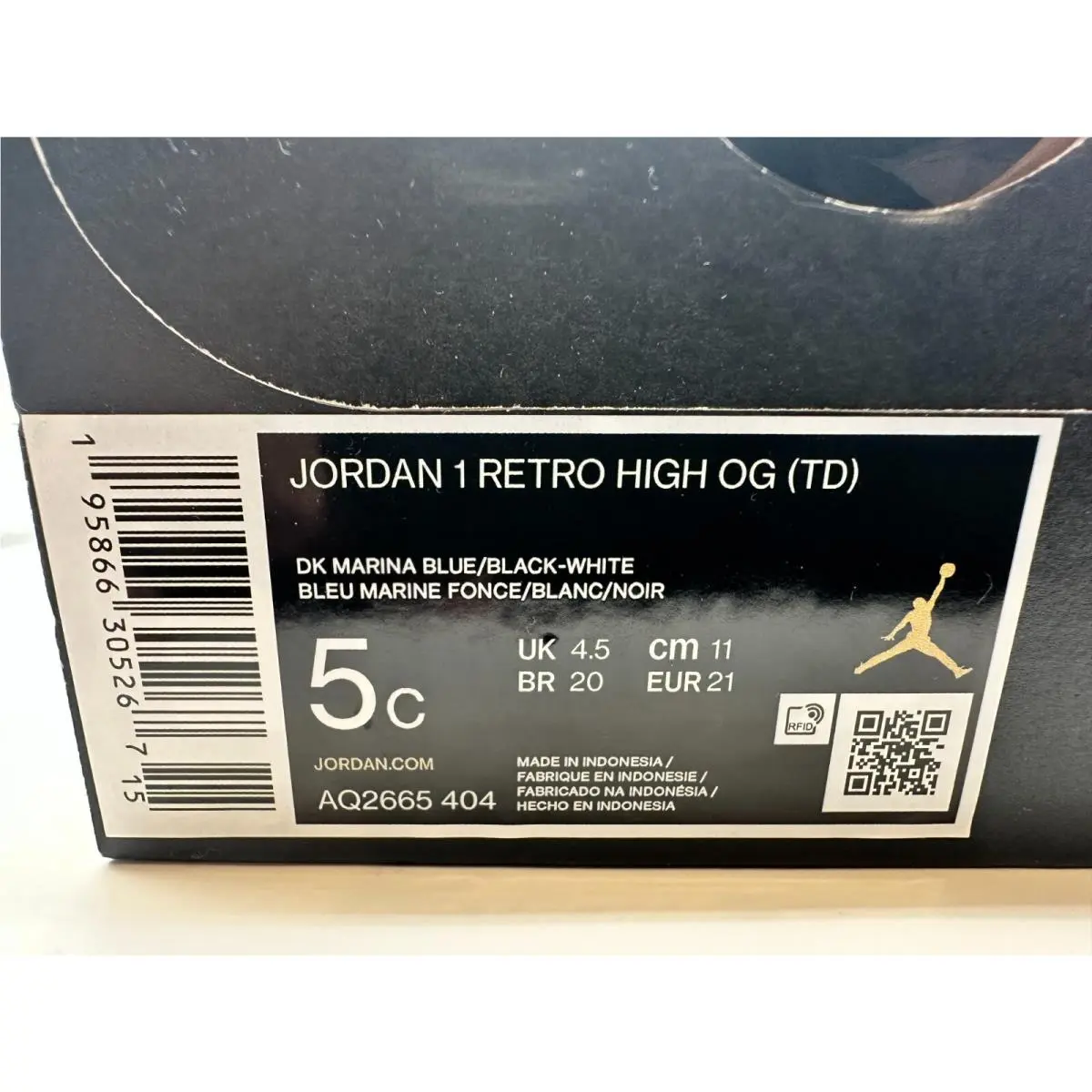 Nike shoes - Air Jordan 1 - Air - Blue 3