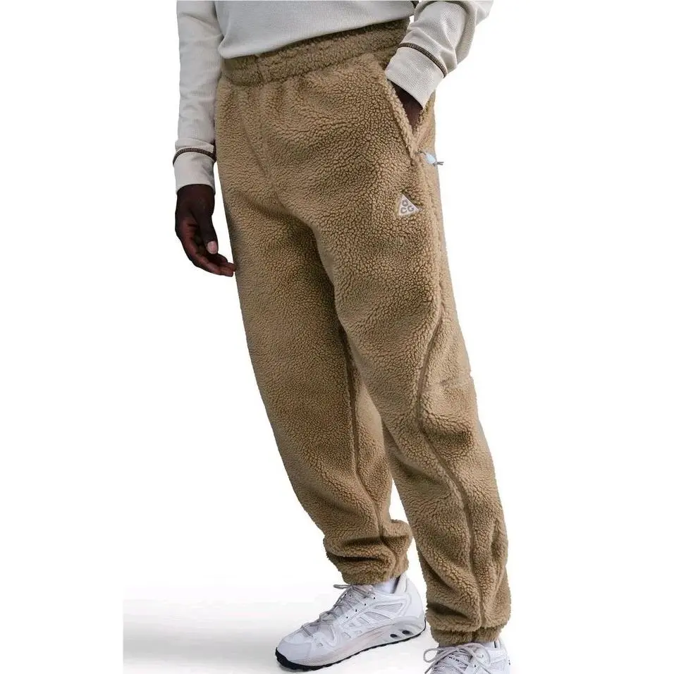Nike Acg Mens Canwell Glacier Sherpa Fleece Men`s Pants sz L FV8827-297
