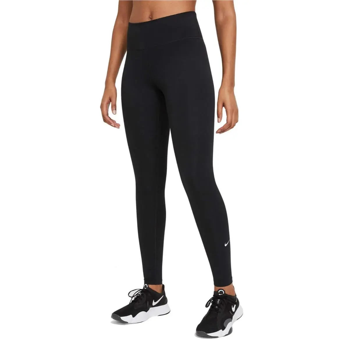 Women`s Training One Mid-rise 7/8 Leggings sz S Small Dri-fit Black by Nike