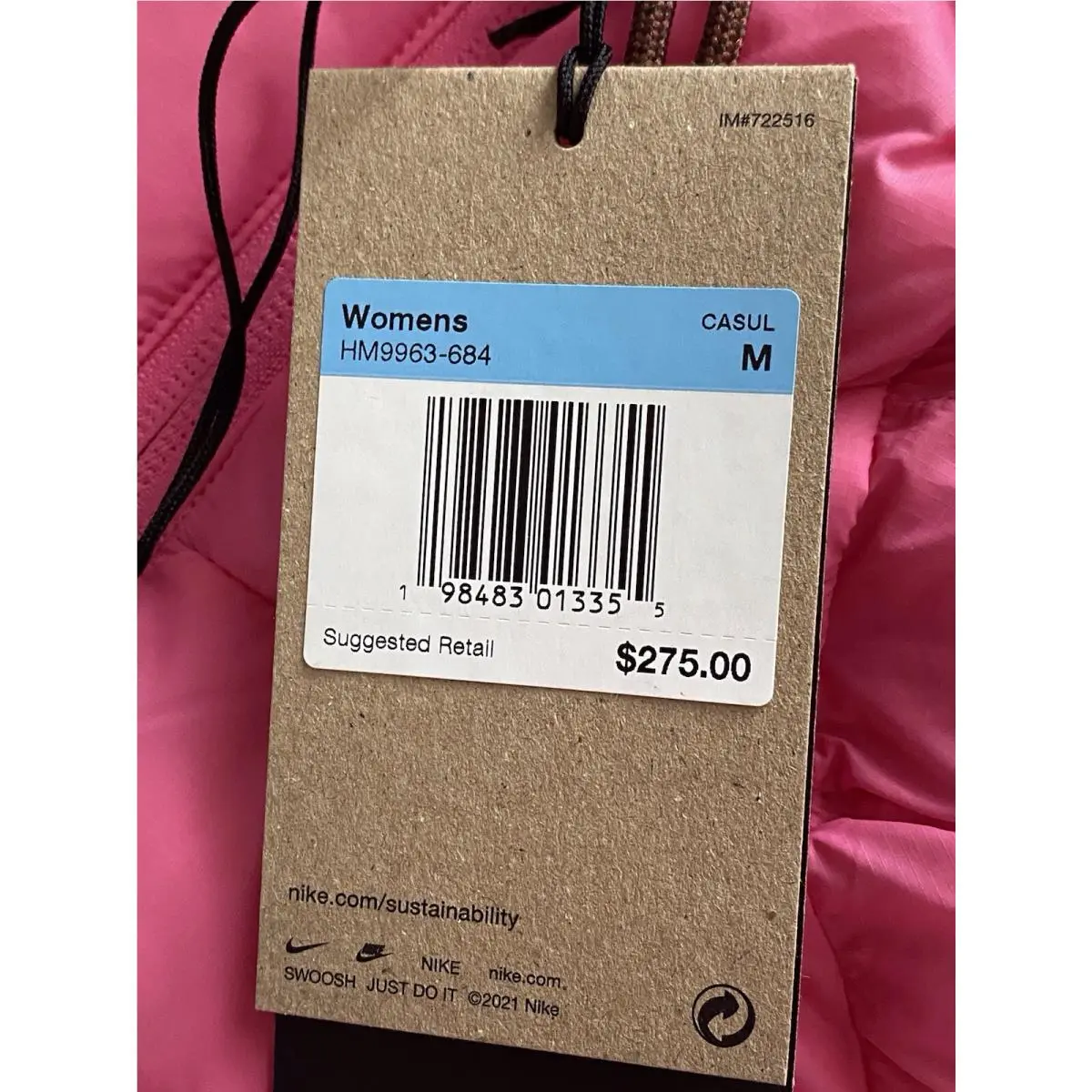 Nike clothing - HM9963-684 - HM9963-684 - Pink (UPC: 0198483013355) 1