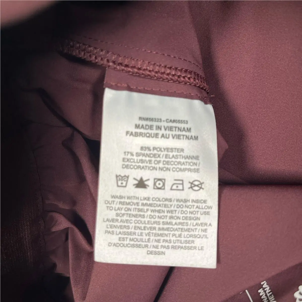 Nike clothing - HM8389 - HM8389 - Burgundy Crush 4