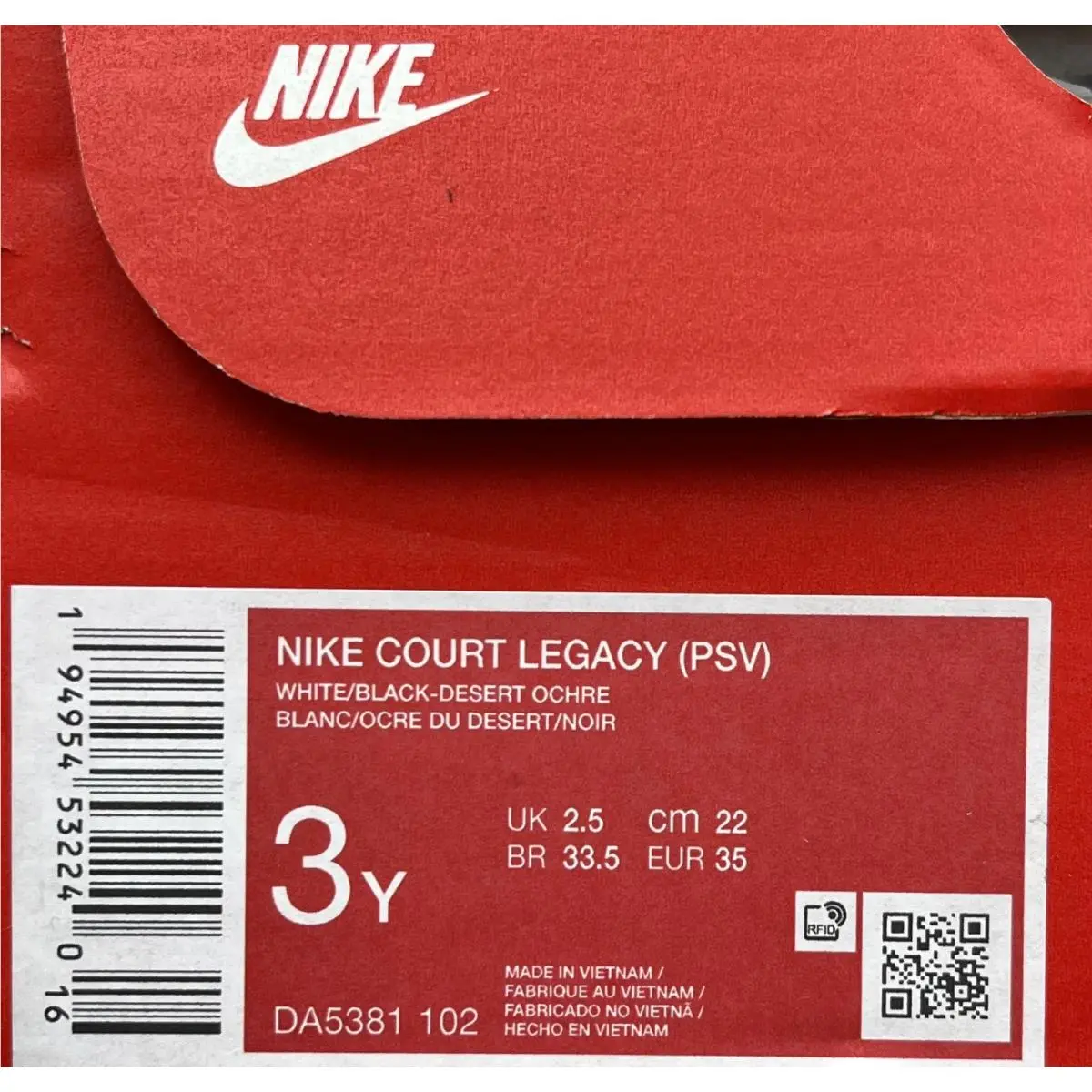 Nike shoes - Nike Court Legacy - Court Legacy - White (UPC: 194954532240) 9