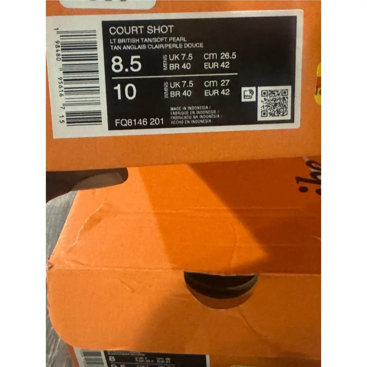 Nike shoes - Nike Court Shot - Court Shot - Brown 0