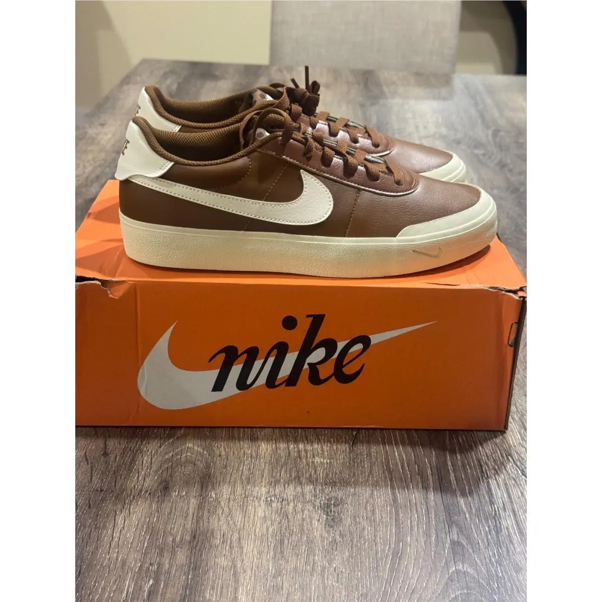 Nike shoes - Nike Court Shot - Court Shot - Brown 1