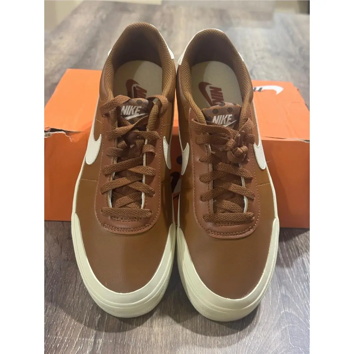 Nike shoes - Nike Court Shot - Court Shot - Brown 2