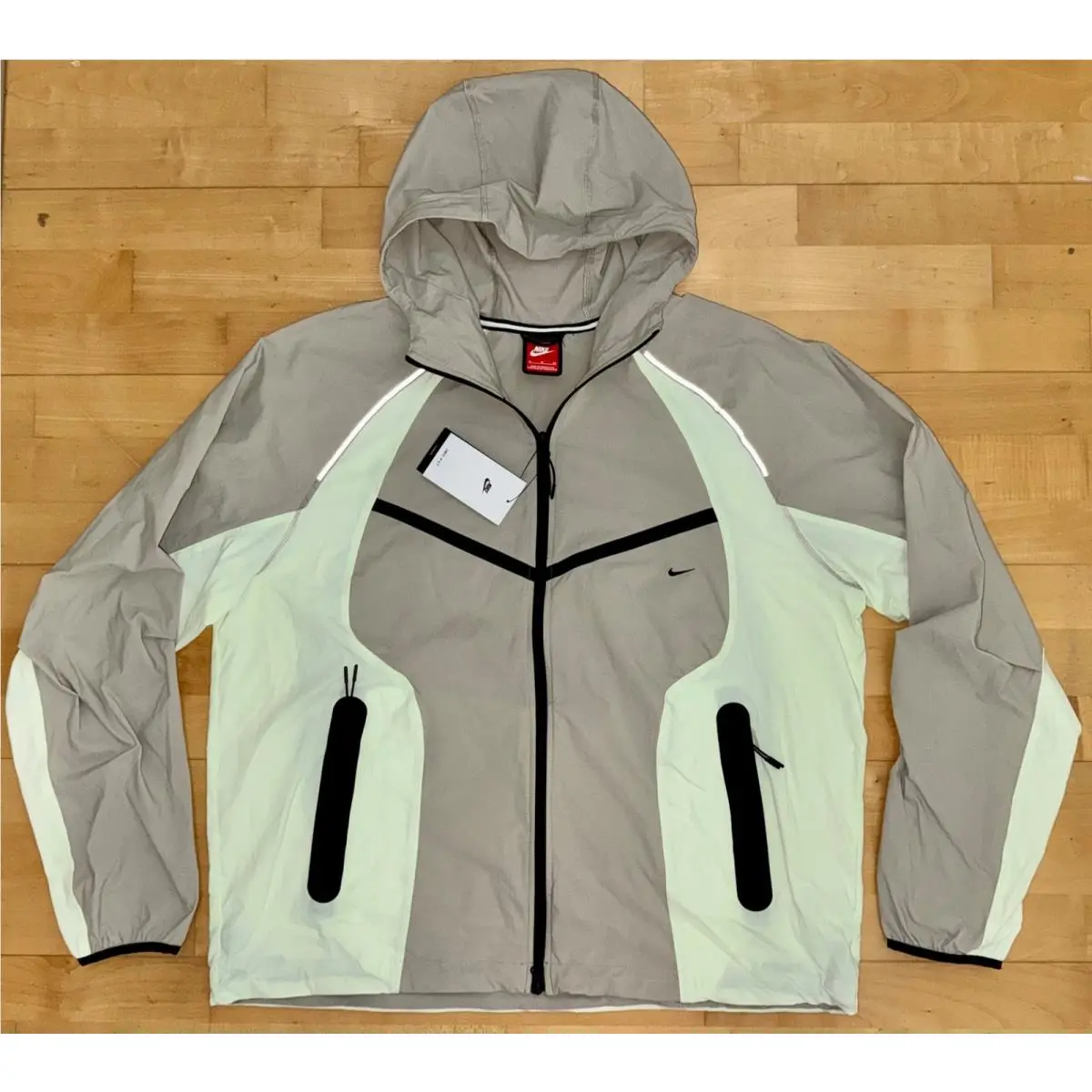 Nike clothing - Nike Tech Windrunner - Tech Windrunner - IU7496-236 - Cream 1