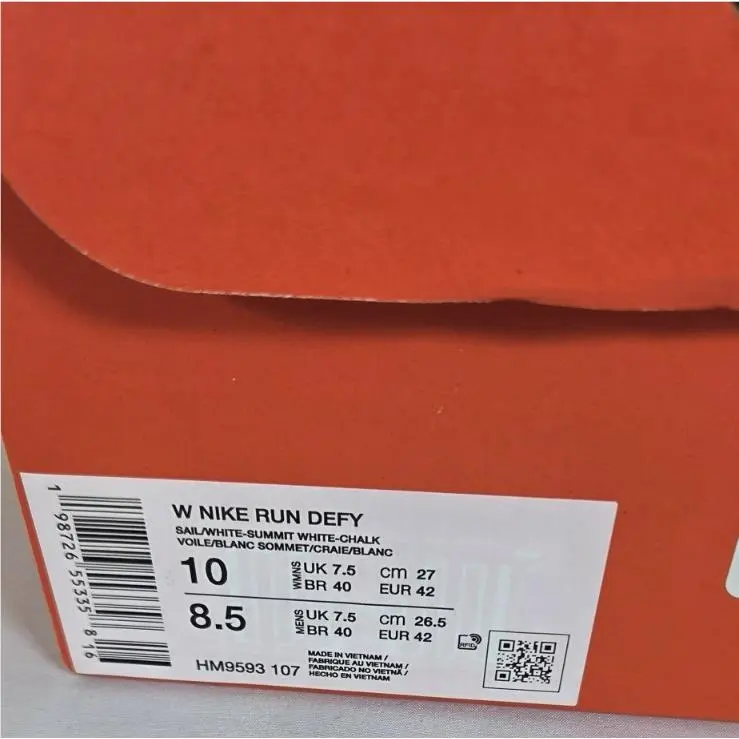 Nike shoes - Nike Run Defy - Run Defy - HM9593-107 - White 1