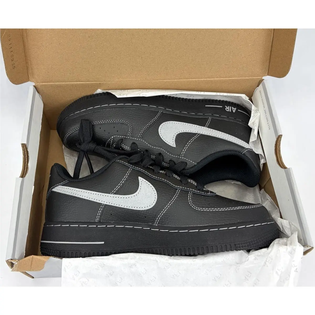 Nike shoes - Air Force 1 LV8 3 (GS) - HV4762 003 - Black/Wolf Grey (UPC: 198483535338) 8