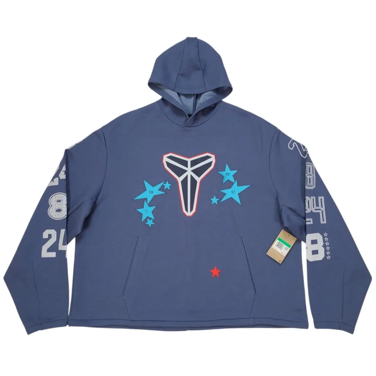 Kobe Mens XL Hoodie All Star Weekend Fleece Pullover Sweatshirt Blue by Nike