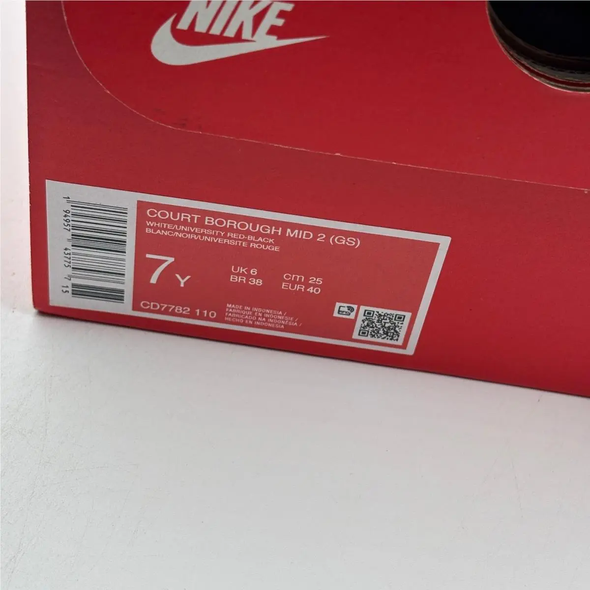 Nike shoes - Court Borough Mid 2 (GS) - White 0
