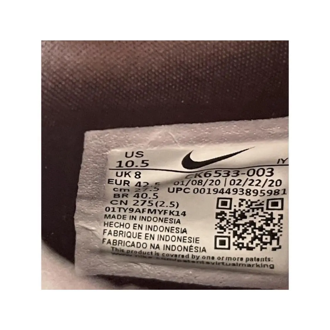 Nike shoes - Nike Court Blanc - Court Blanc - CK6533-003 - Black 3