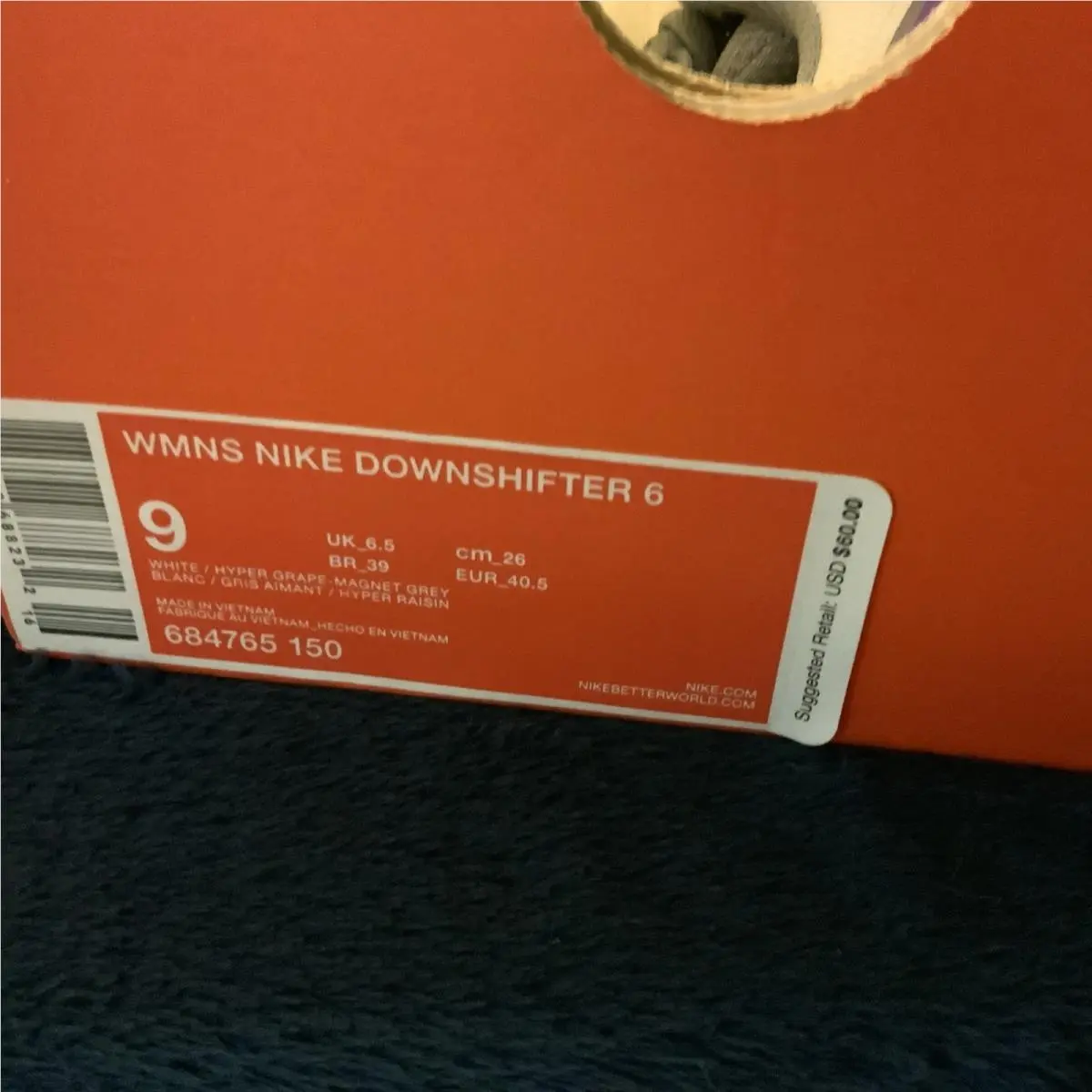 Nike shoes - Nike Downshifter 6 - Downshifter - 684765-150 - White 6
