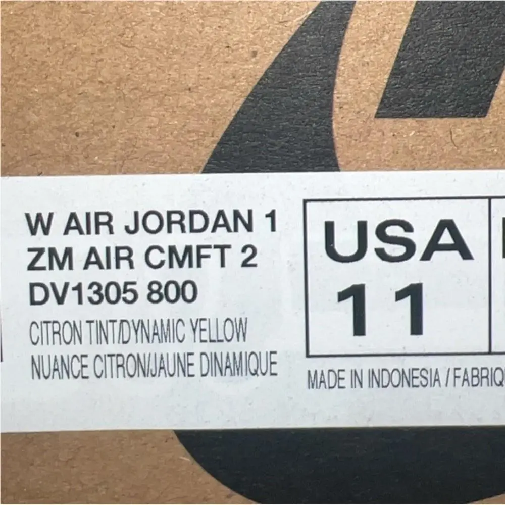 Nike shoes - Jordan 1 Zoom CMFT 2 - Yellow 13