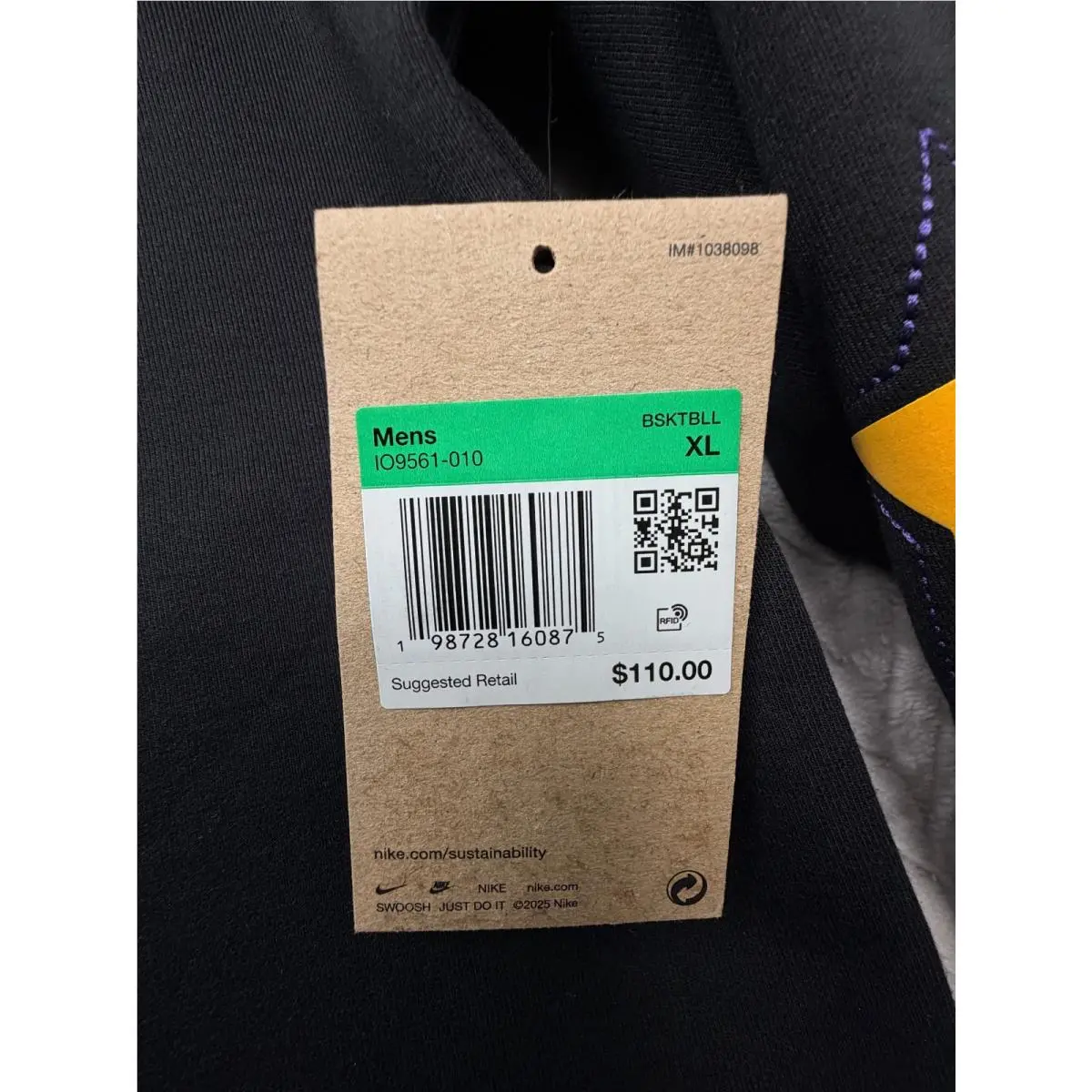 Nike clothing - IO9561010 IO9561-010 - IO9561010 IO9561-010 - Black (UPC: 198728160875) 5