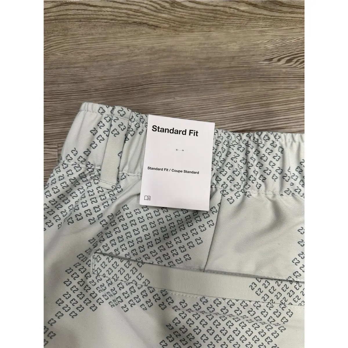 Nike clothing - Jordan Dri-Fit Golf Diamond Shorts - HQ8675-034 - light silver/black (UPC: 198485047907) 2