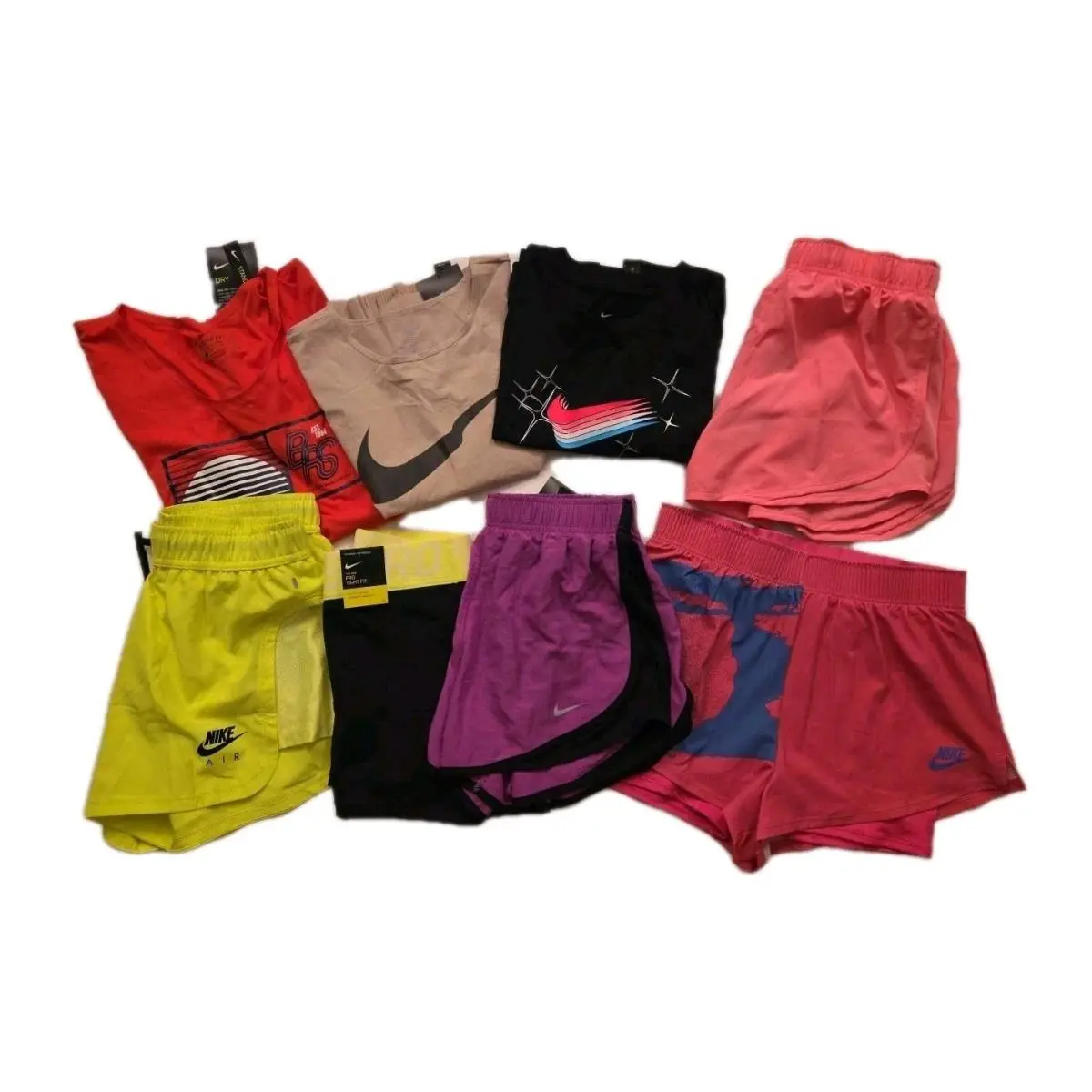 Nike Shorts/shirts Bundle 9 Women’s Size Small Multi Color
