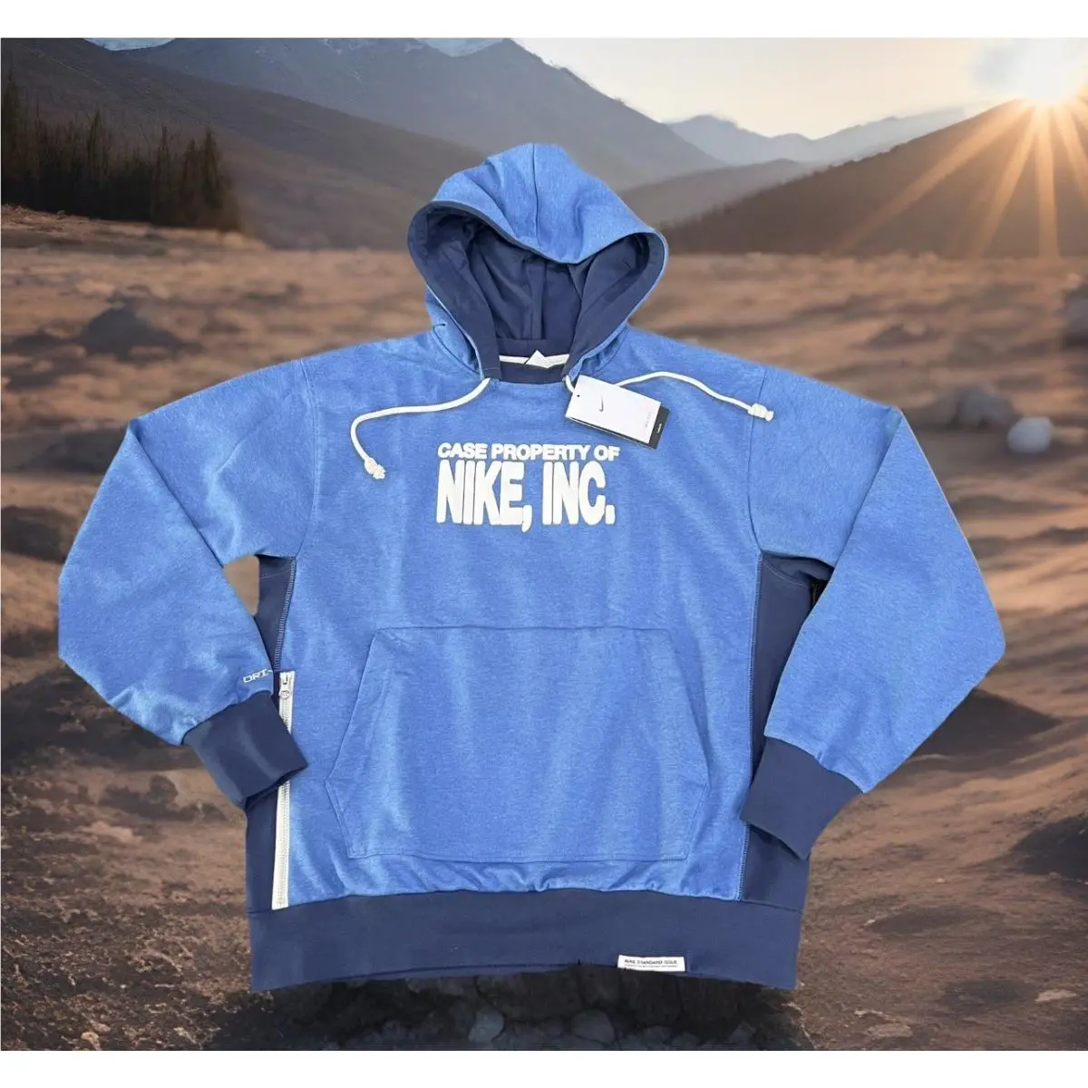 Nike Dri-fit Standard Issue Pullover Basketball Hoodie DQ5736-407 Men Sz M