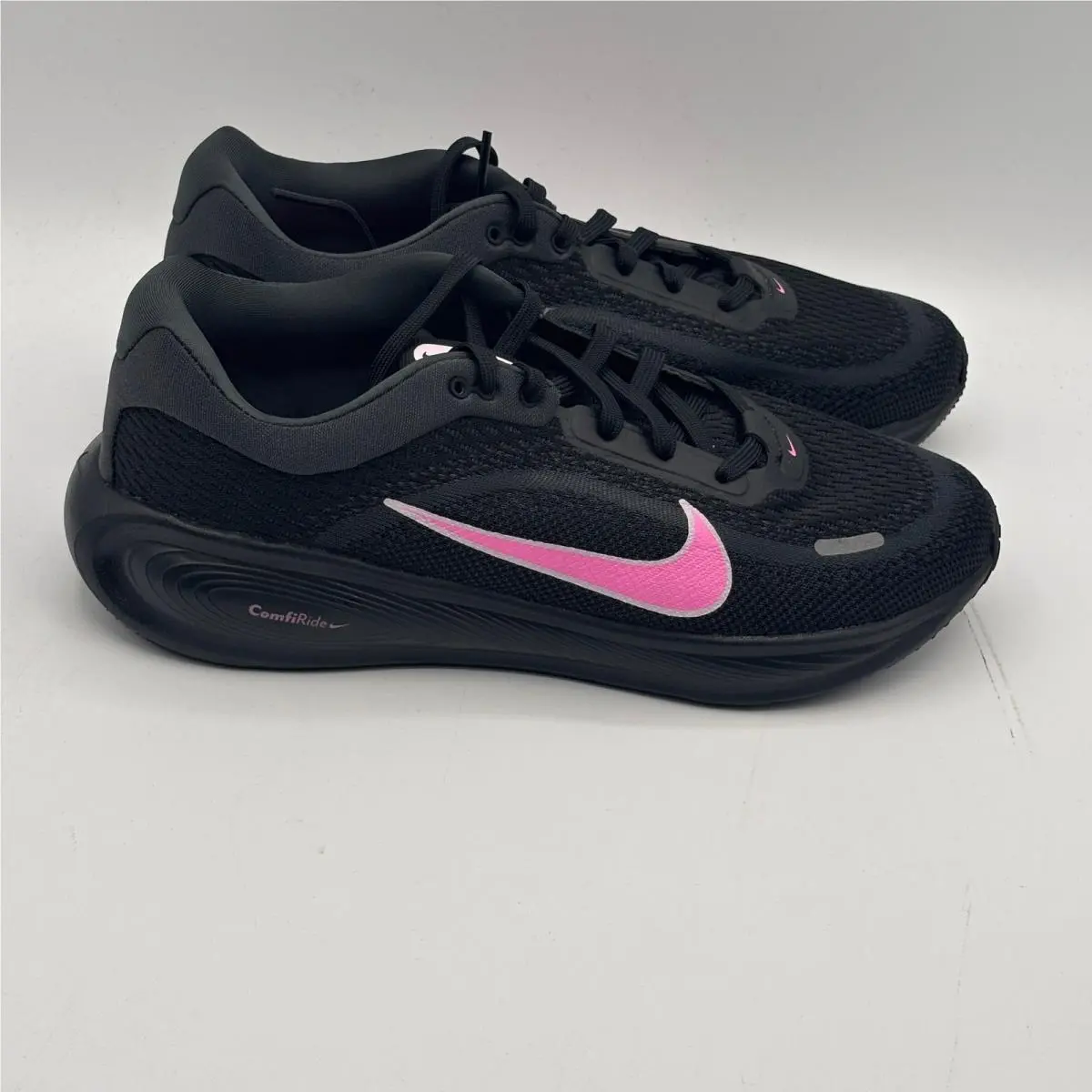 Nike Stellar Ride Shoes Kids Size 6Y Black Pink Running HQ3266-005