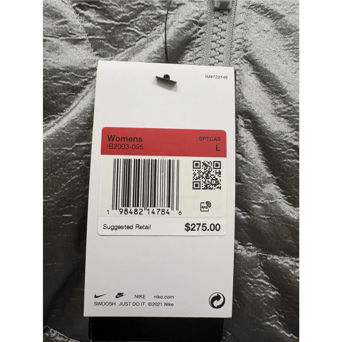 Nike clothing - Metallic Silver/Smoke Grey 4