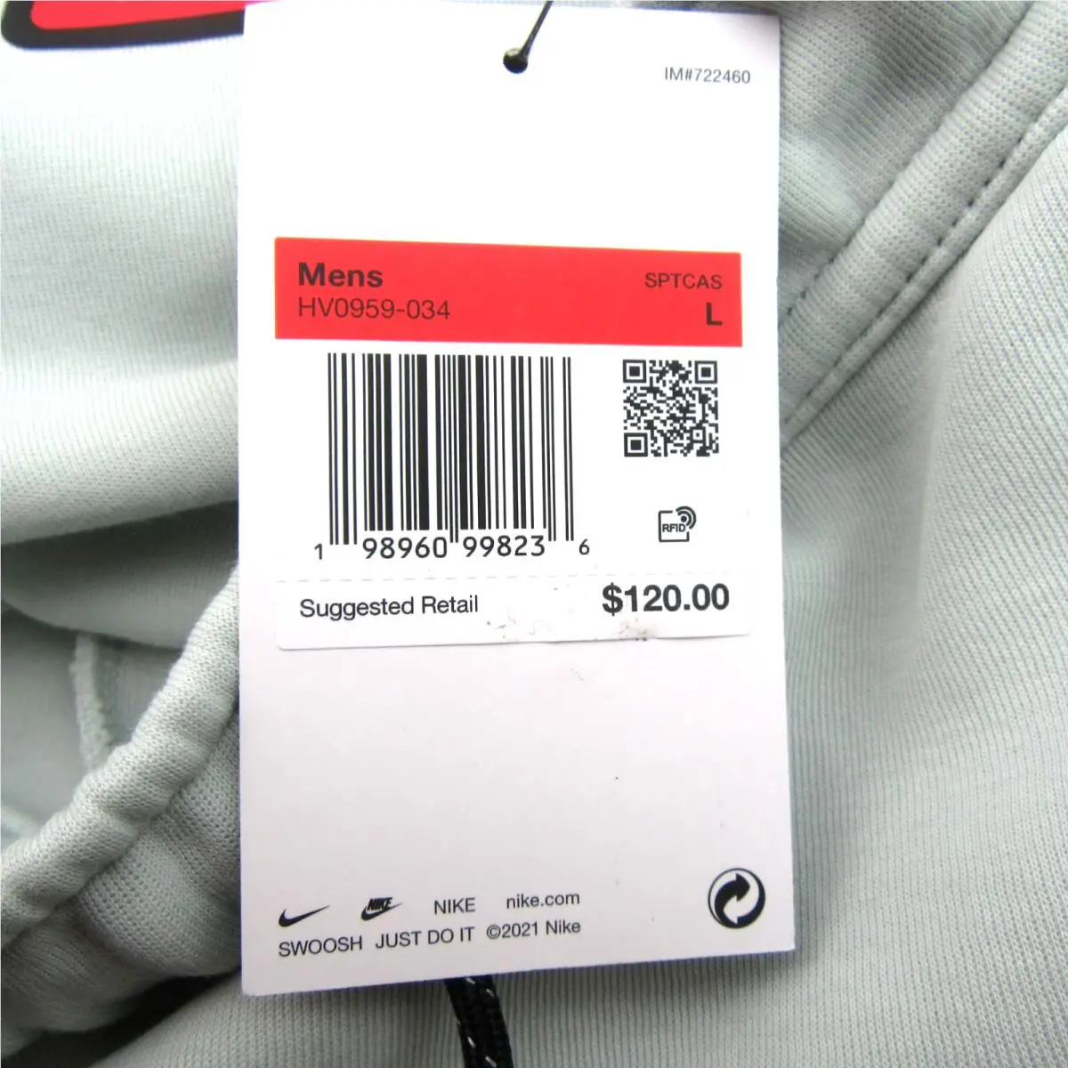 Nike clothing - Sportswear Tech - Sportswear Tech - HV0959-034 - Silver (UPC: 198960998236) 9