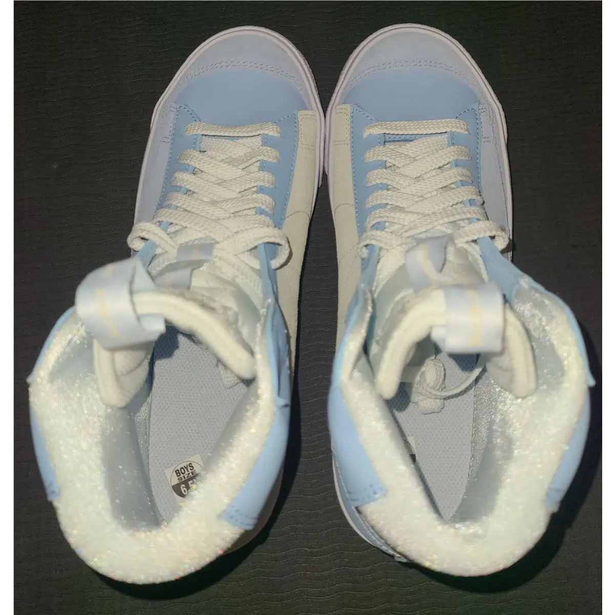 Nike shoes - Nike Blazer Mid `77 SE D (GS) - HF0954-400 - Blue, White 5