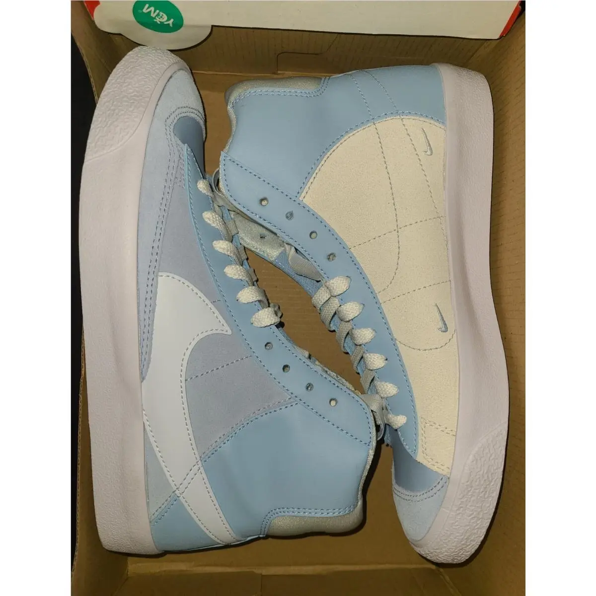 Nike shoes - Nike Blazer Mid `77 SE D (GS) - HF0954-400 - Blue, White 7