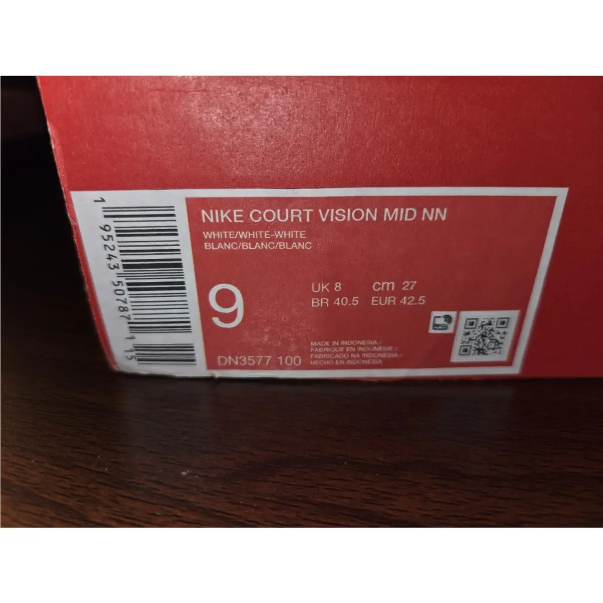 Nike shoes - Nike Court Vision - Court Vision - DN357-100 - White 0