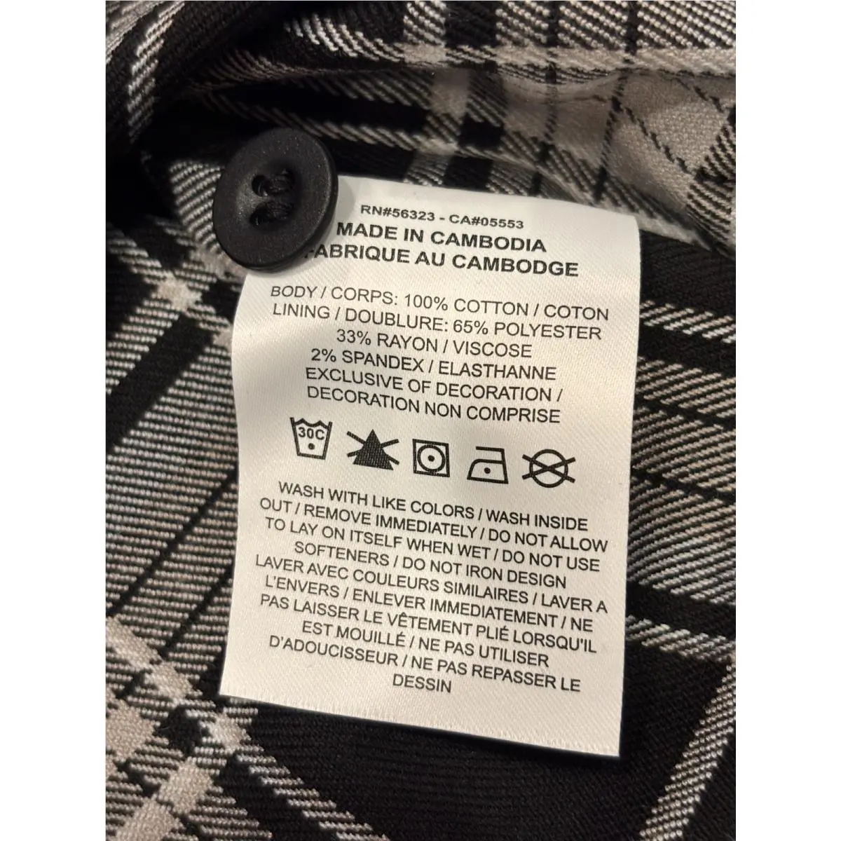 Nike clothing - Black / White (UPC: 197861848541) 6