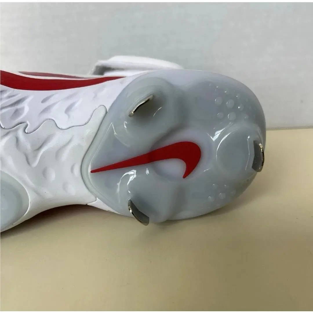 Nike shoes - Nike Alpha Huarache Elite 4 - FD2744-105 - White / Red (UPC: 196968531813) 3