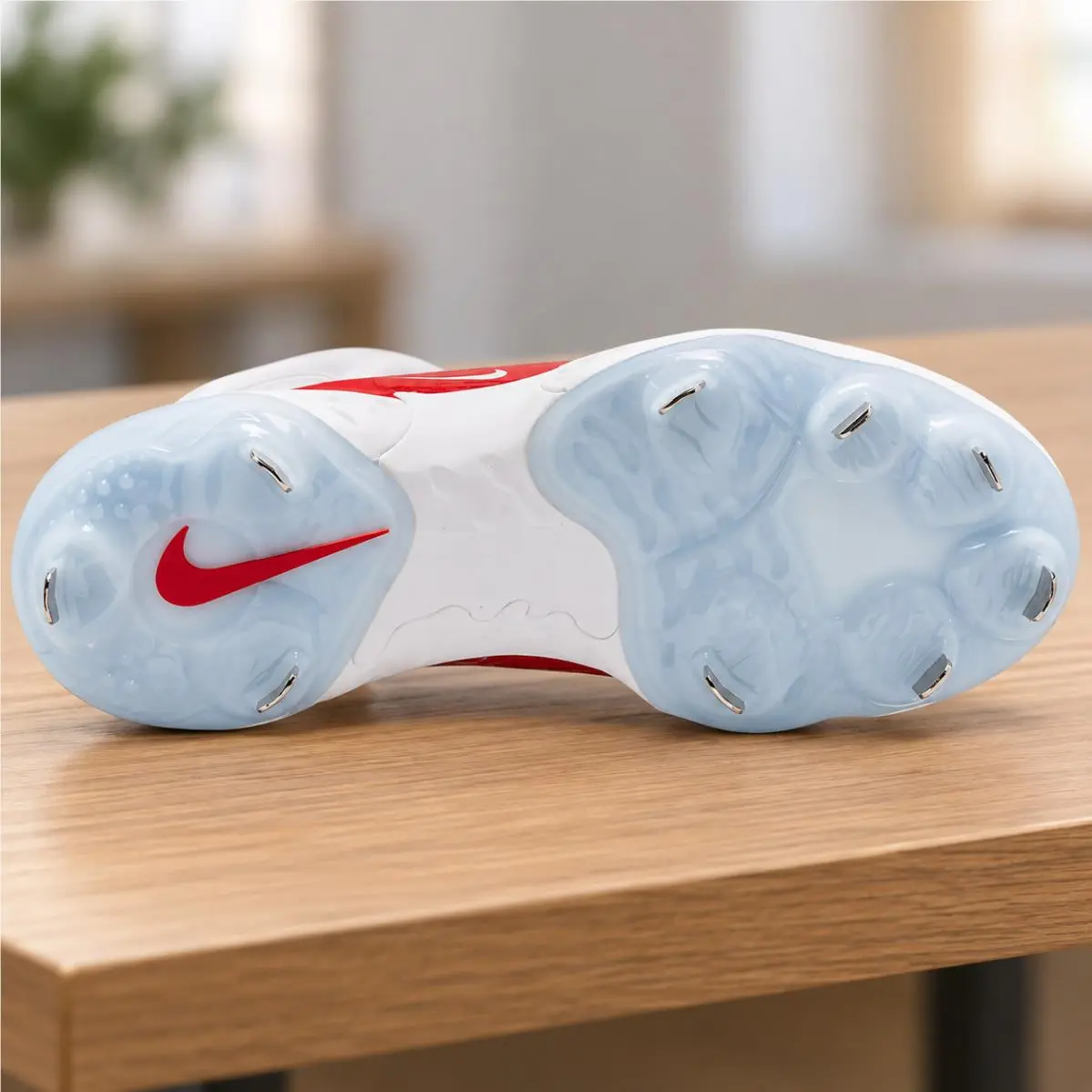 Nike shoes - Nike Alpha Huarache Elite 4 - FD2744-105 - White / Red (UPC: 196968531813) 1