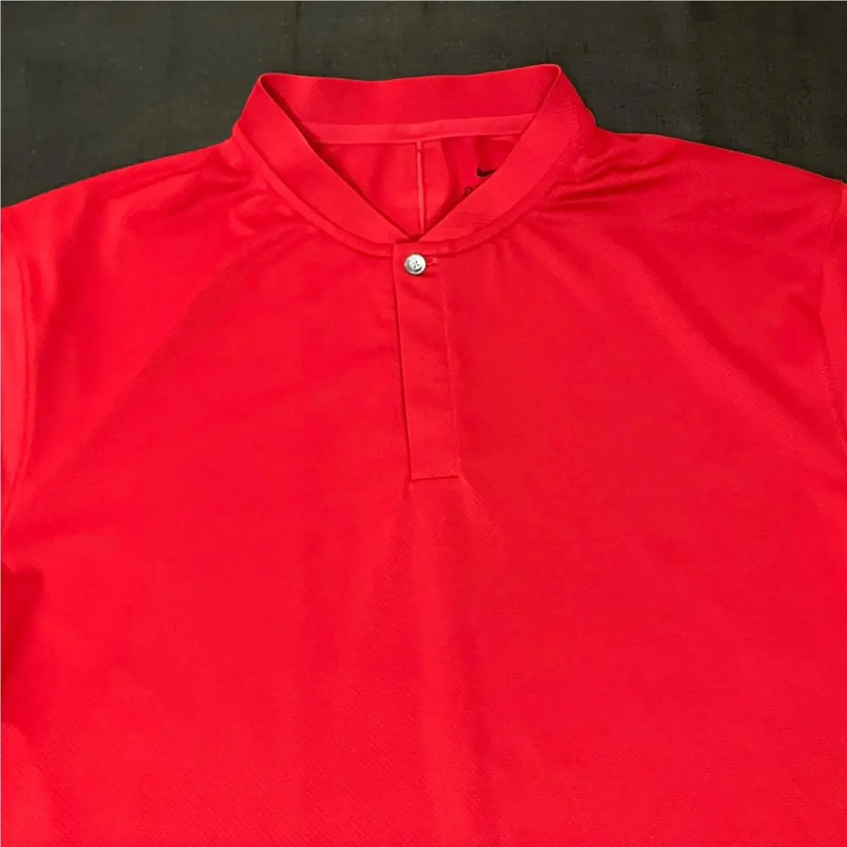 Nike clothing - Nike Tiger Woods Dry ADV Blade Mock - Sunday Red Black 6