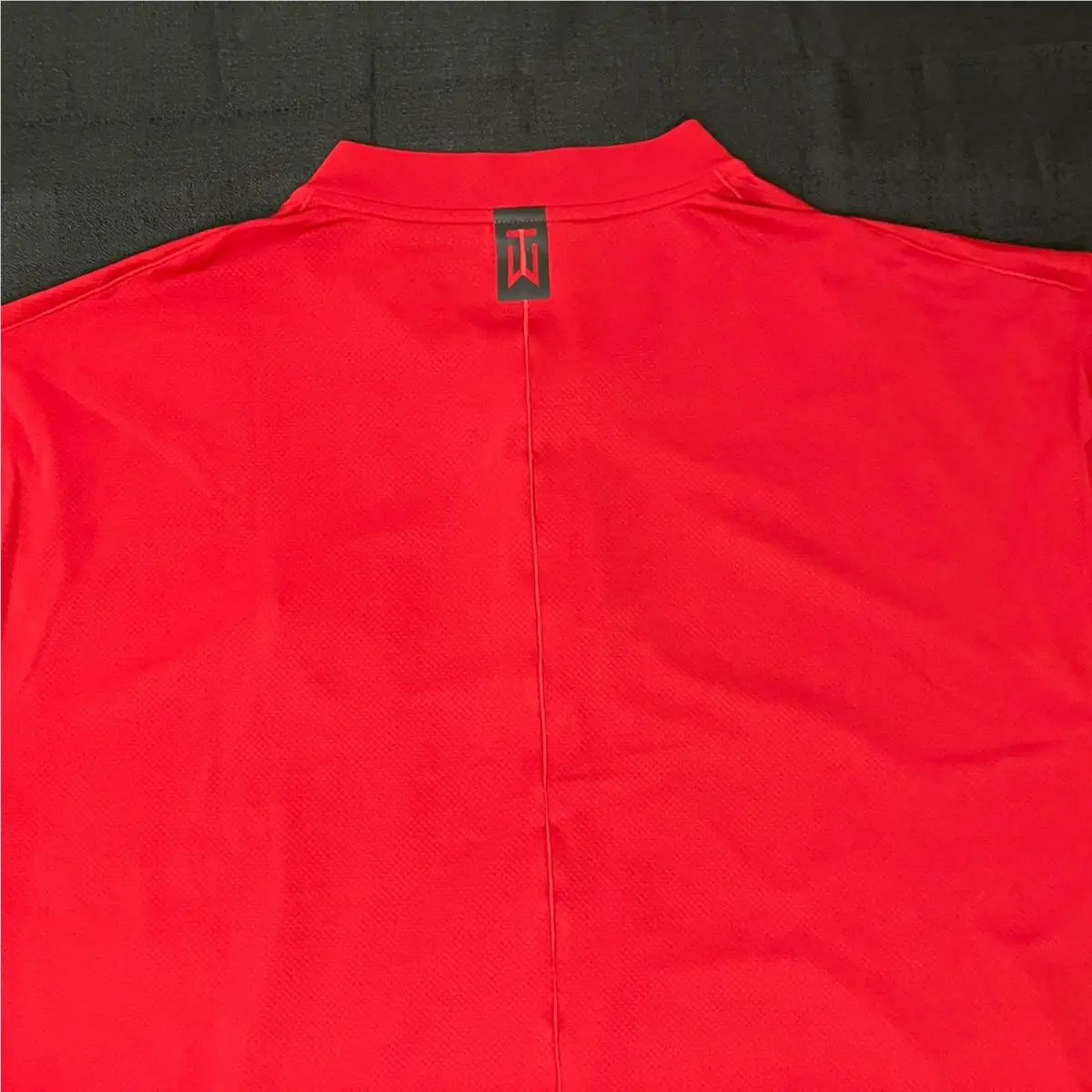 Nike clothing - Nike Tiger Woods Dry ADV Blade Mock - Sunday Red Black 8