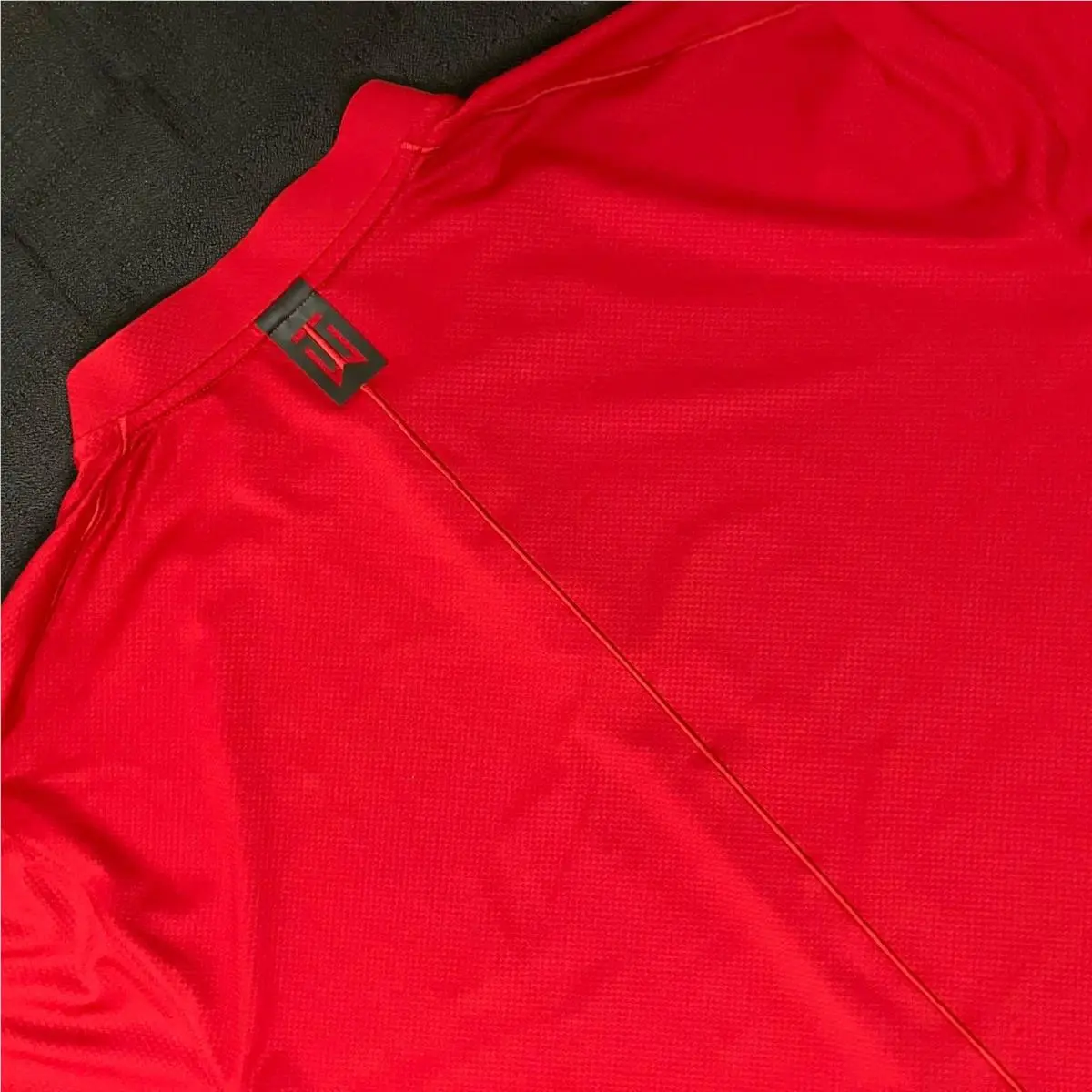 Nike clothing - Nike Tiger Woods Dry ADV Blade Mock - Sunday Red Black 5