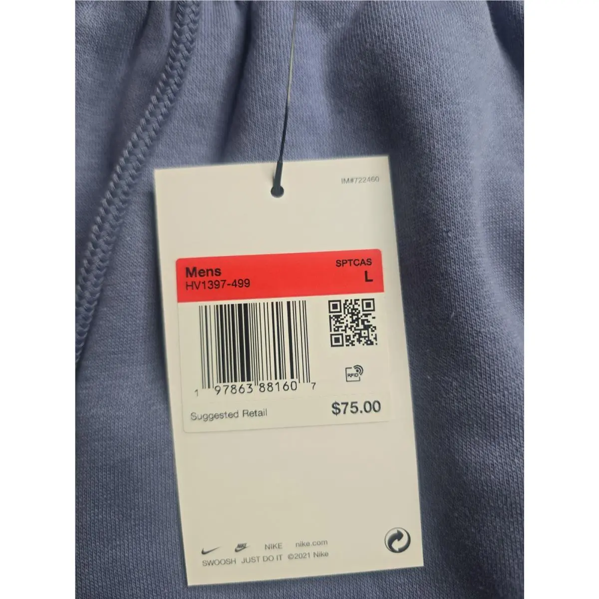 Nike clothing - Club Fleece - Club Fleece - HV1397-499 - Blue 4