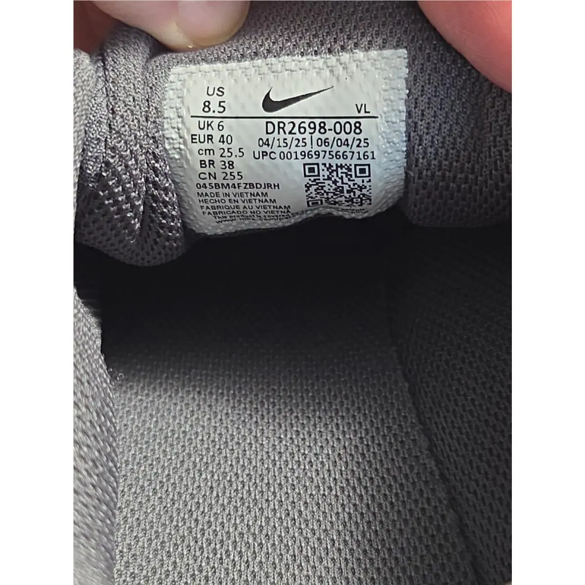 Nike shoes - Nike Run Swift - Run Swift - DR2698-008 - Gray (UPC: 196975667161) 7