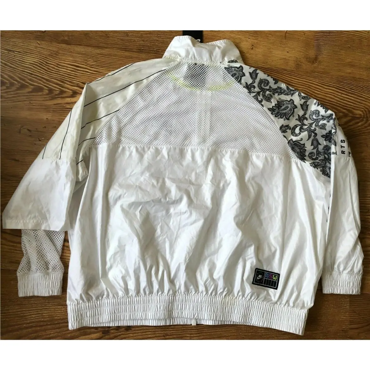 Nike clothing - Nike Women`s Sportswear NSW Woven Track Jacket - AR3025 100 - White (UPC: 192498307461) 14