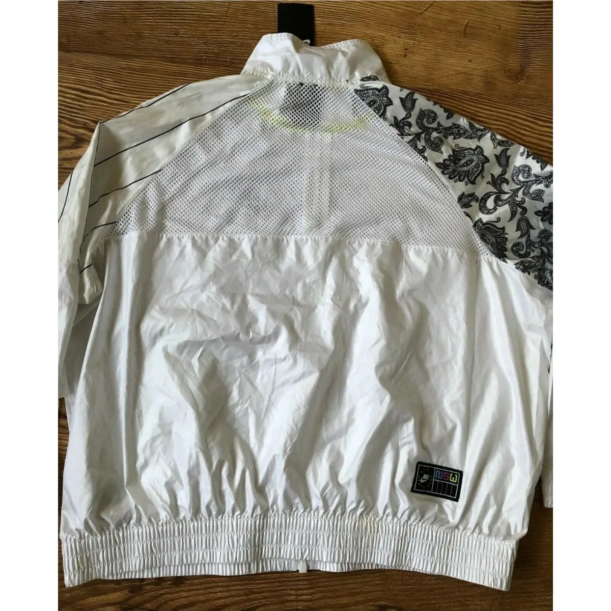 Nike clothing - Nike Women`s Sportswear NSW Woven Track Jacket - AR3025 100 - White (UPC: 192498307461) 15