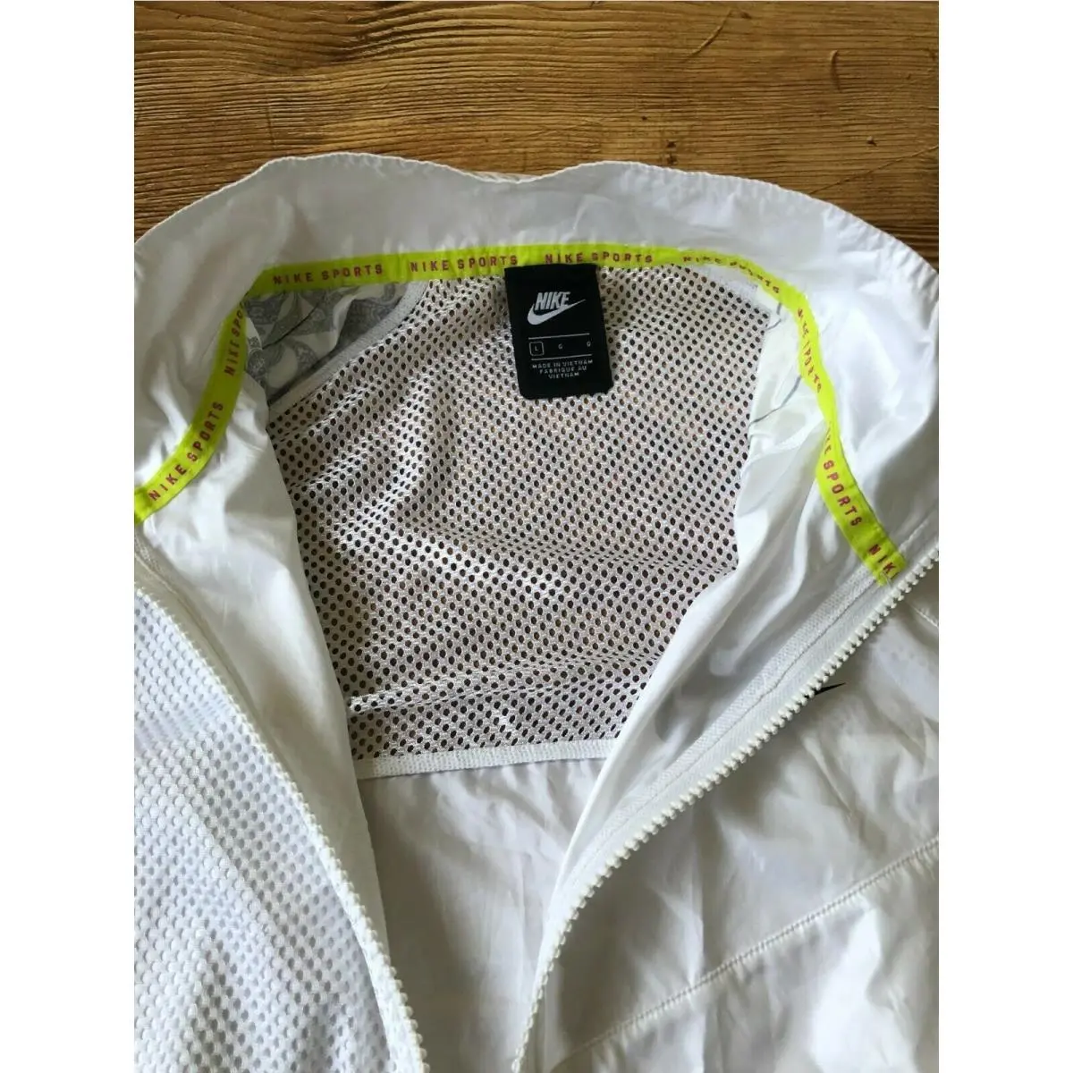 Nike clothing - Nike Women`s Sportswear NSW Woven Track Jacket - AR3025 100 - White (UPC: 192498307461) 16