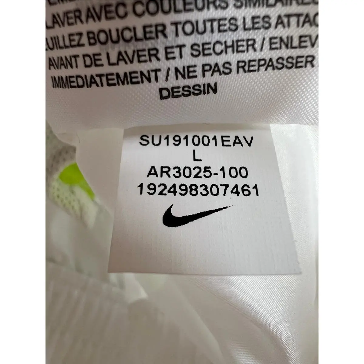 Nike clothing - Nike Women`s Sportswear NSW Woven Track Jacket - AR3025 100 - White (UPC: 192498307461) 3