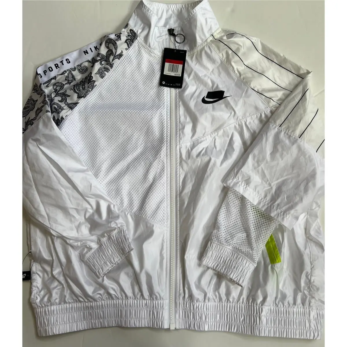 Nike clothing - Nike Women`s Sportswear NSW Woven Track Jacket - AR3025 100 - White (UPC: 192498307461) 5