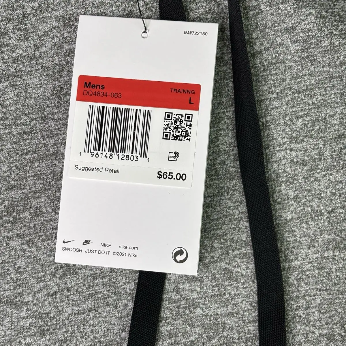 Nike clothing - DQ4834-063 - DQ4834-063 - Gray (UPC: 196148128031) 5