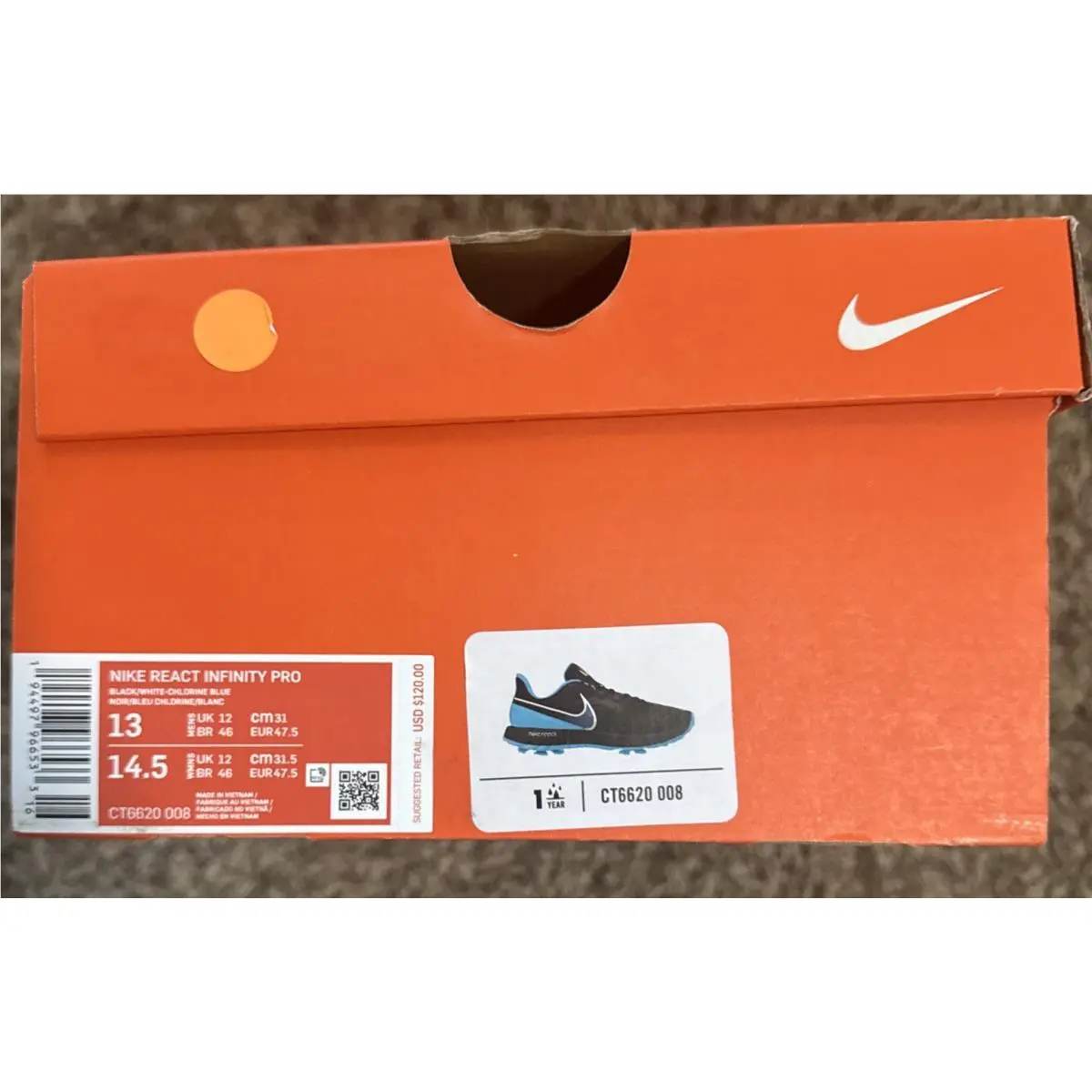 Nike shoes - Nike React Infinity Pro - React Infinity Pro - CT6620-008 - Black/Blue 4