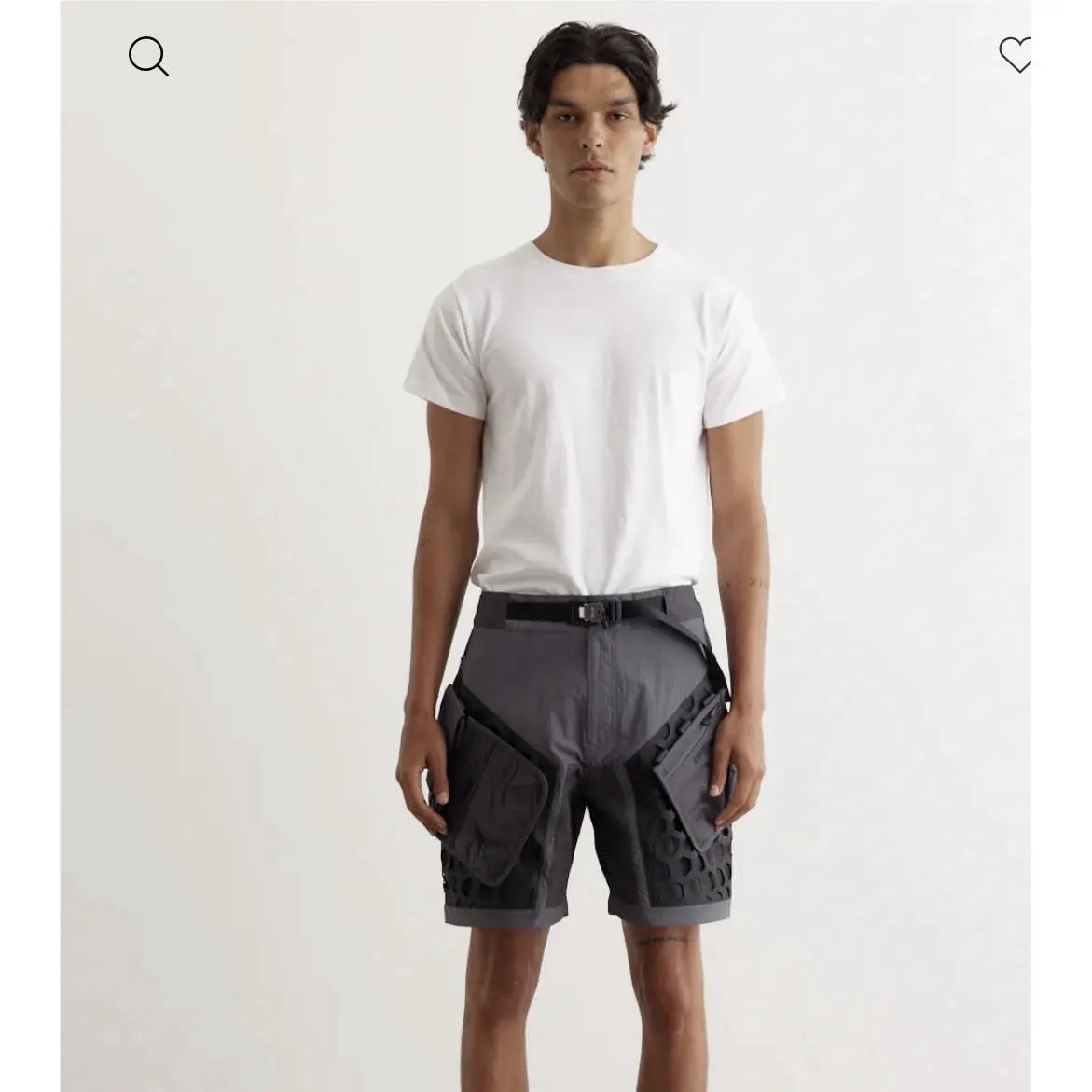Nike clothing - Nike NRG ISPA MLLE Modular Shorts - FV4895-060 - Anthracite, Dark Grey & Black (UPC: 0197594534025) 19