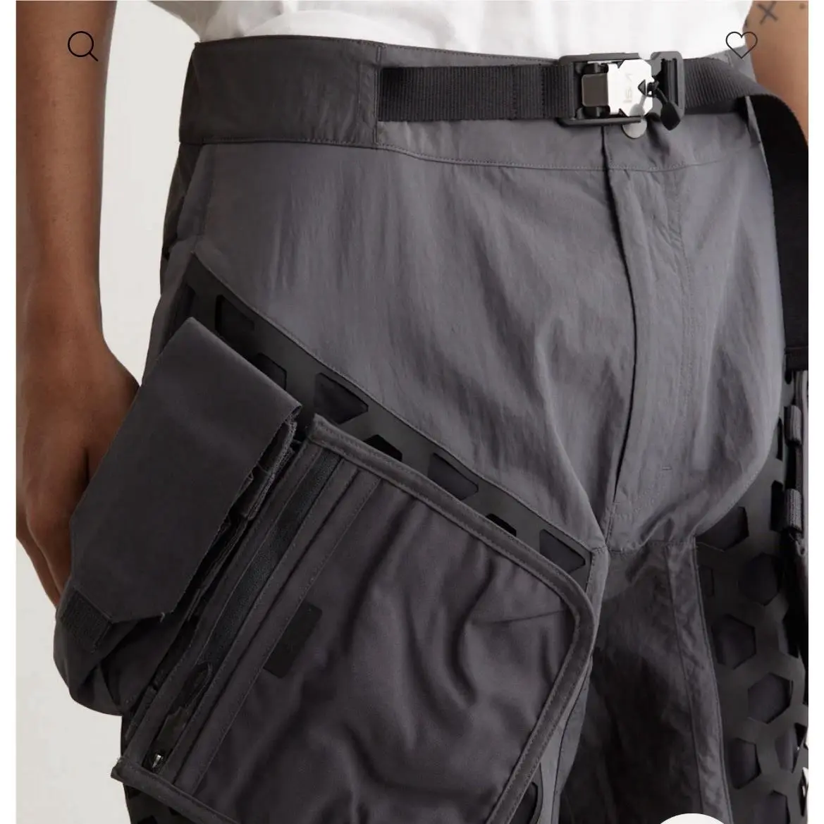 Nike clothing - Nike NRG ISPA MLLE Modular Shorts - FV4895-060 - Anthracite, Dark Grey & Black (UPC: 0197594534025) 20